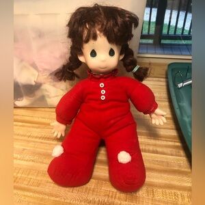 Precious Moments Red Doll with Braids